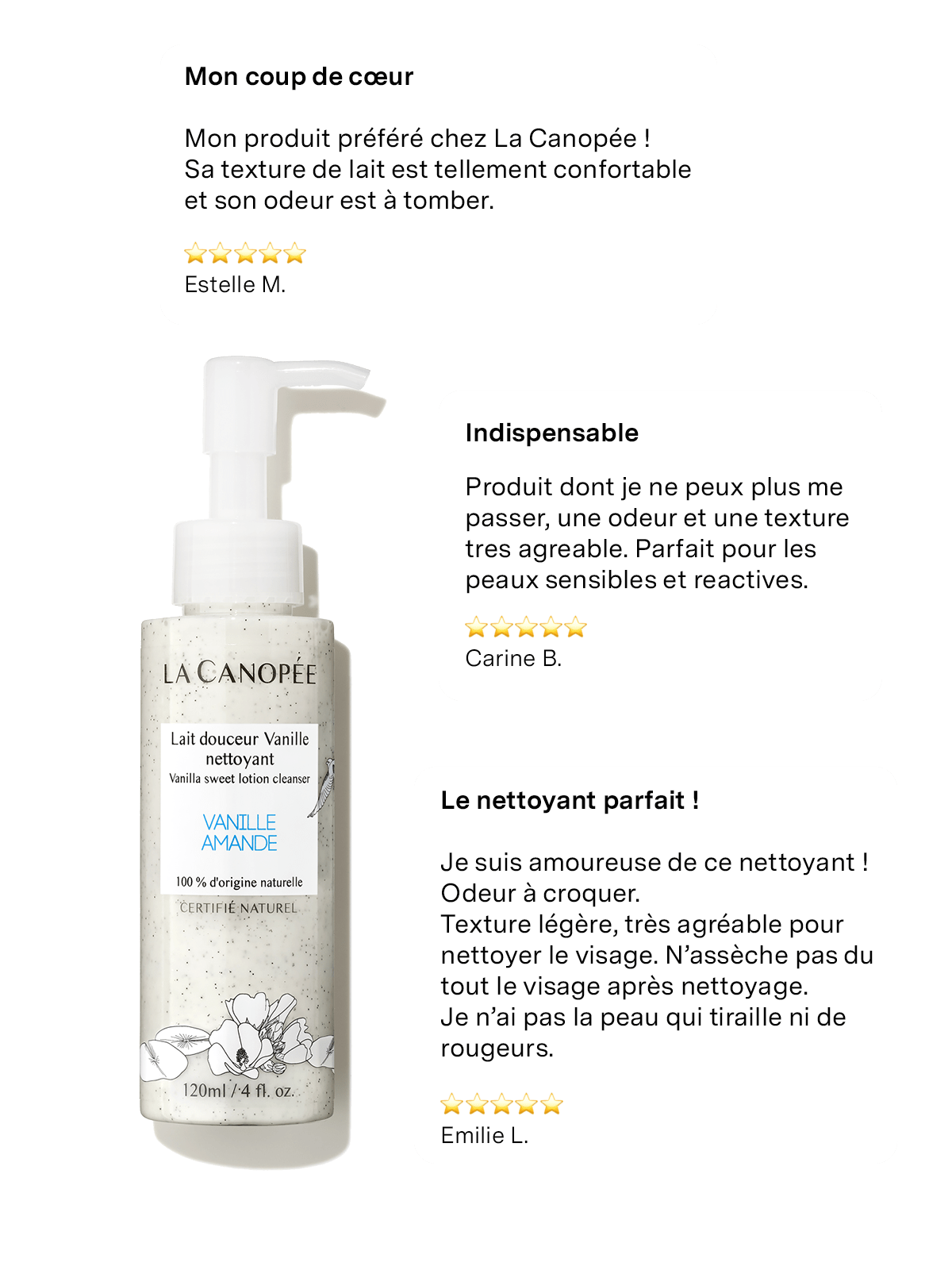 Lait Douceur Vanille Nettoyant - Recharge