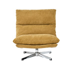 Hygea - Fauteuil Rotatif 1 Place - Tissu Jaune Moutarde