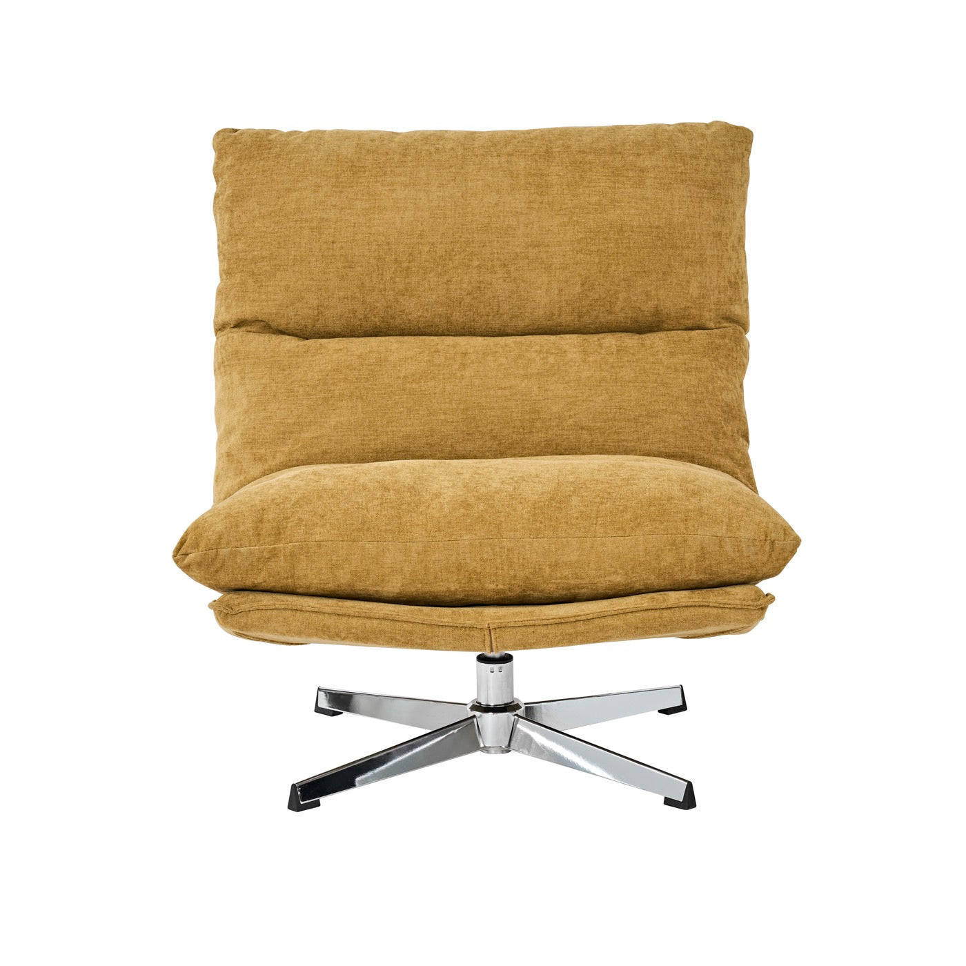 Hygea - Fauteuil Rotatif 1 Place - Tissu Jaune Moutarde