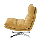 Hygea - Fauteuil Rotatif 1 Place - Tissu Jaune Moutarde
