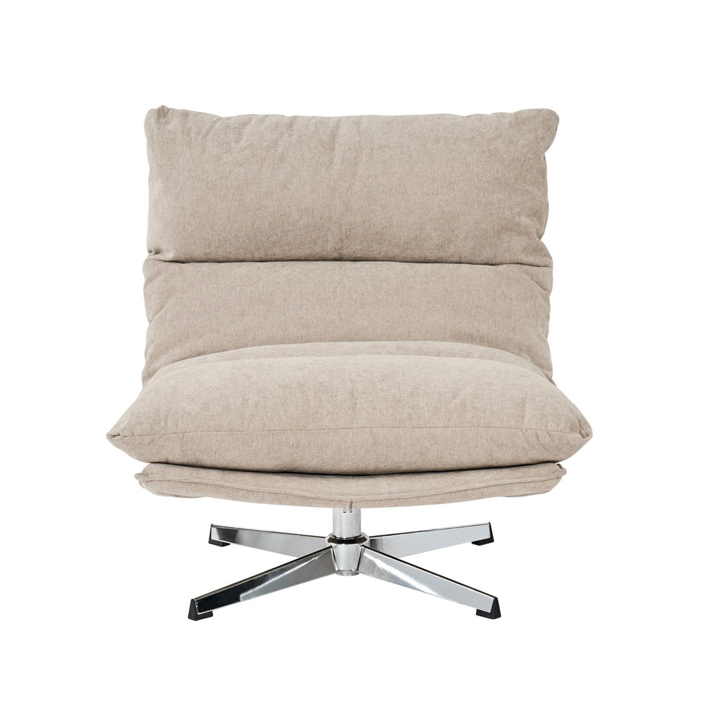 Hygea - Fauteuil Rotatif 1 Place - Tissu Taupe