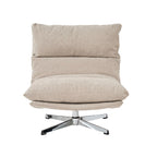 Hygea - Fauteuil Rotatif 1 Place - Tissu Taupe
