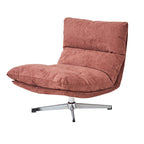 Hygea - Fauteuil Rotatif 1 Place - Tissu Terracotta