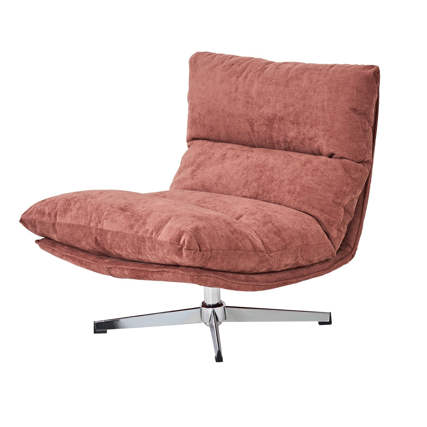 Hygea - Fauteuil Rotatif 1 Place - Tissu Terracotta