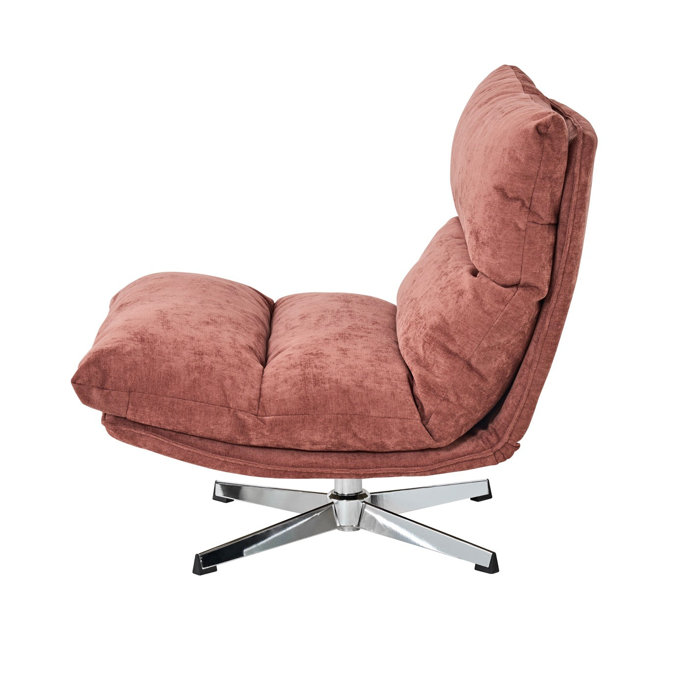 Hygea - Fauteuil Rotatif 1 Place - Tissu Terracotta