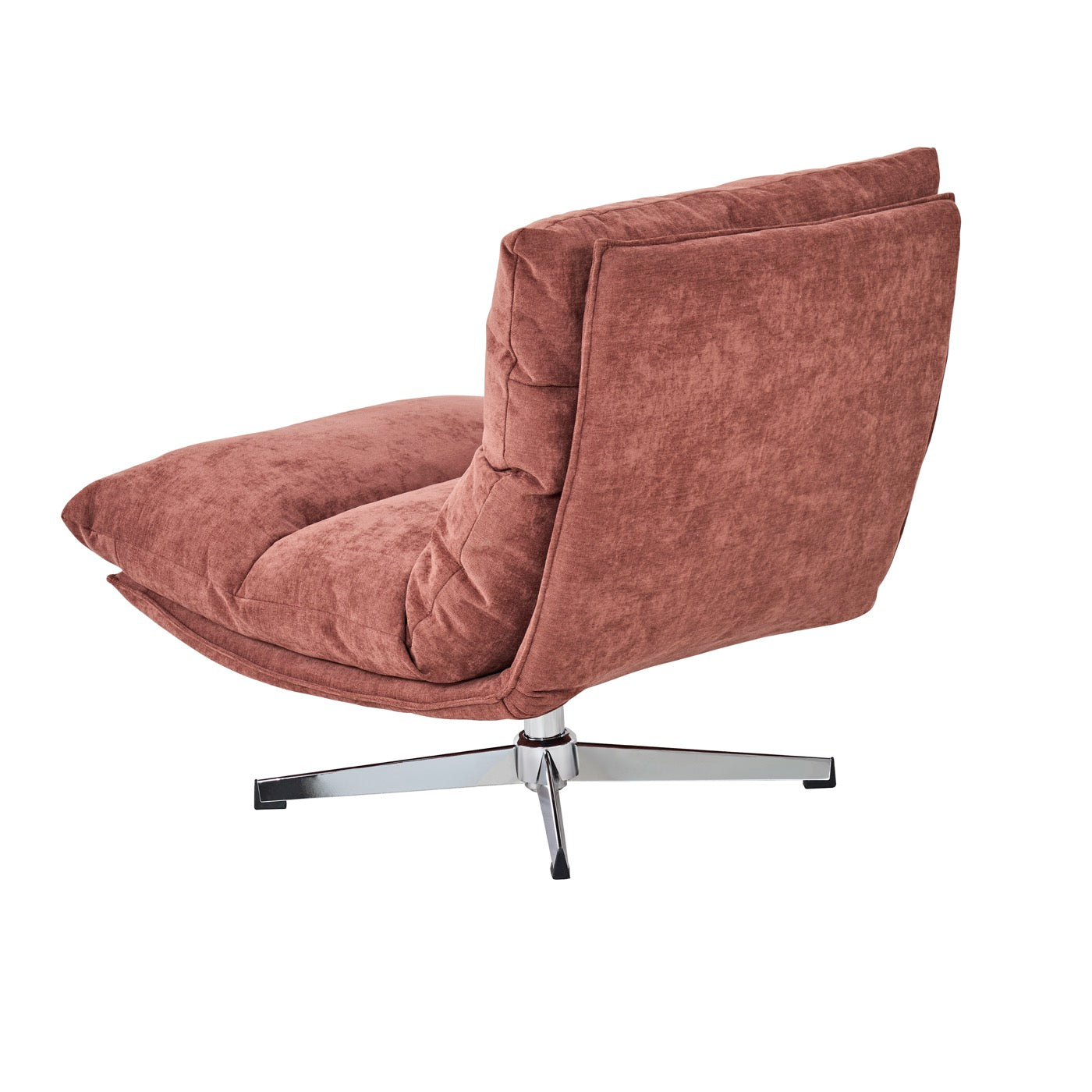 Hygea - Fauteuil Rotatif 1 Place - Tissu Terracotta