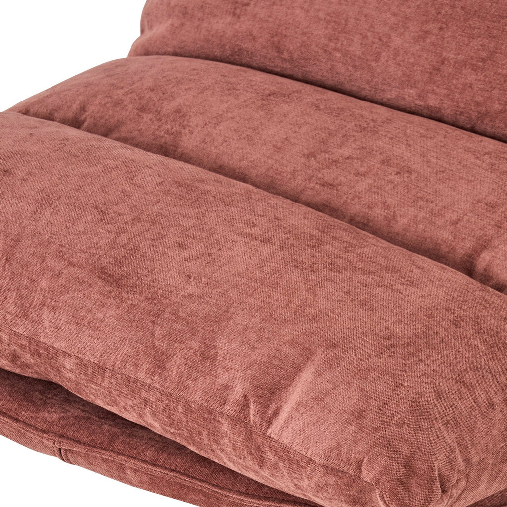 Hygea - Fauteuil Rotatif 1 Place - Tissu Terracotta