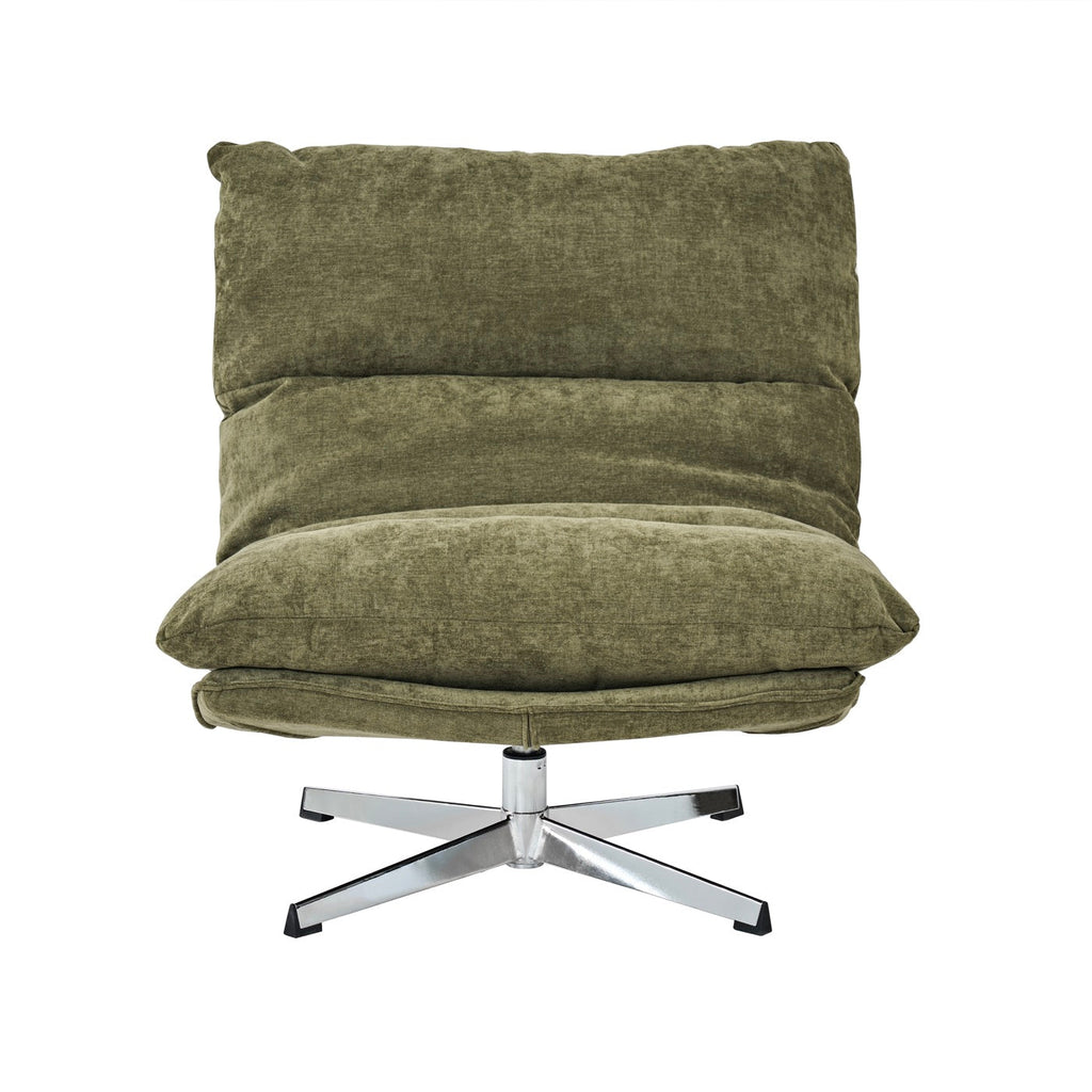 Hygea - Fauteuil Rotatif 1 Place - Tissu Vert