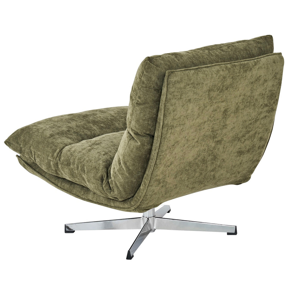 Hygea - Fauteuil Rotatif 1 Place - Tissu Vert