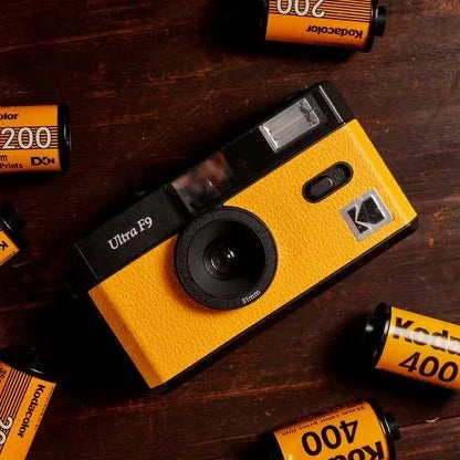 Appareil Argentique - ULTRA F9 - Jaune - 2 Pellicules Couleur Offertes - Kodak