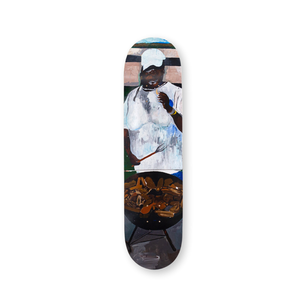 Henry Taylor the 4th solo deck bottom by THE SKATEROOM art painting