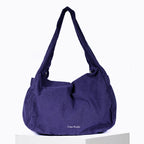 Petit Sac Hobo Coton Encre