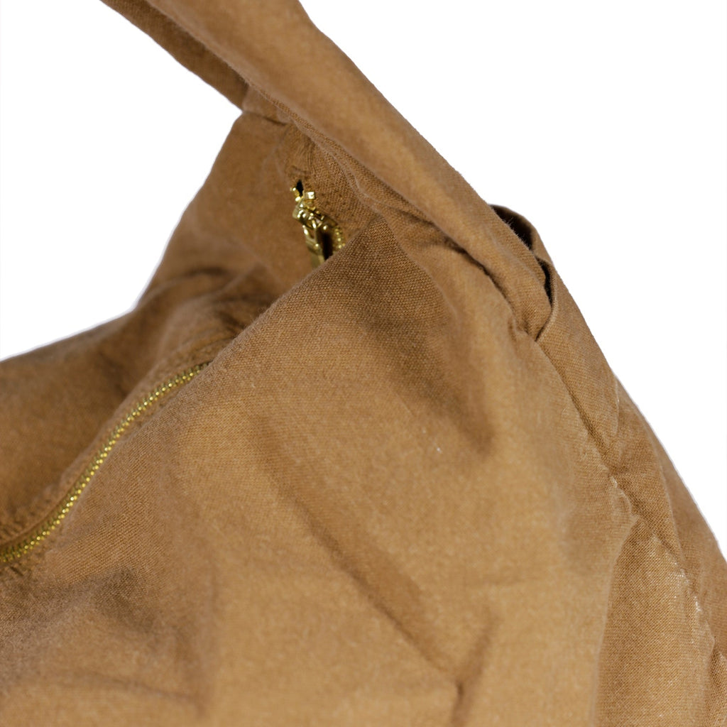 Petit Sac Hobo Coton Noisette