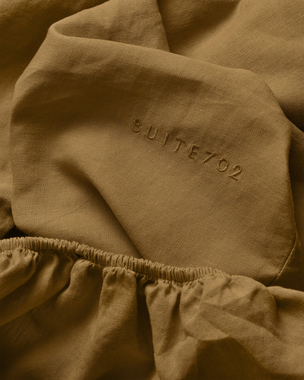 Hoeslaken Linnen Khaki Gold - SUITE702
