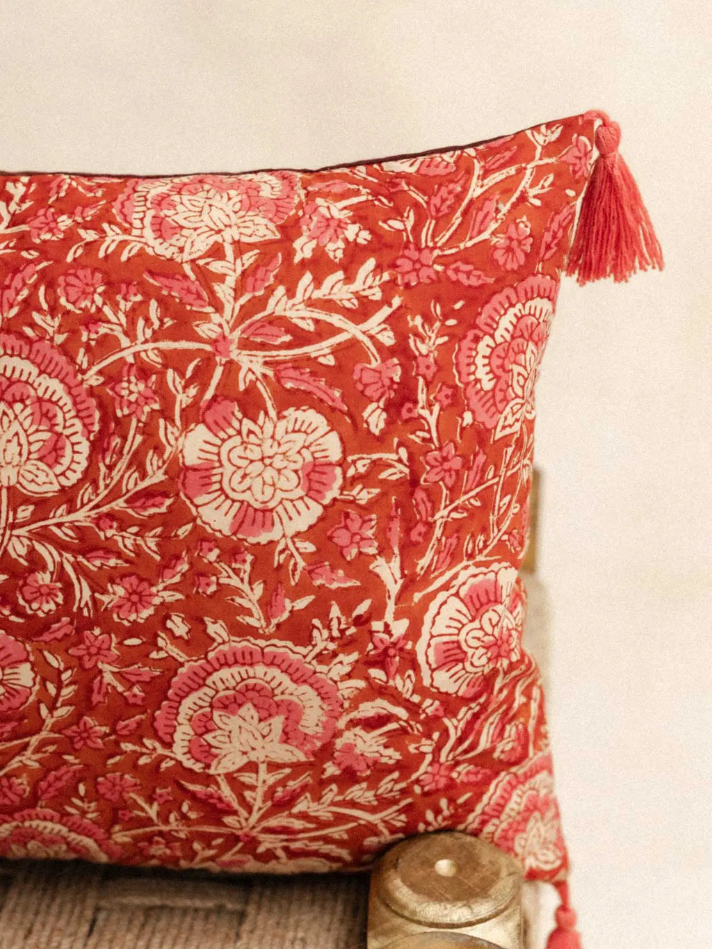 Housse de Coussin - Charly Pink - 30x50cm - kirane