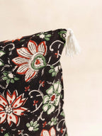Housse de Coussin - Green flower - 30x50cm - kirane