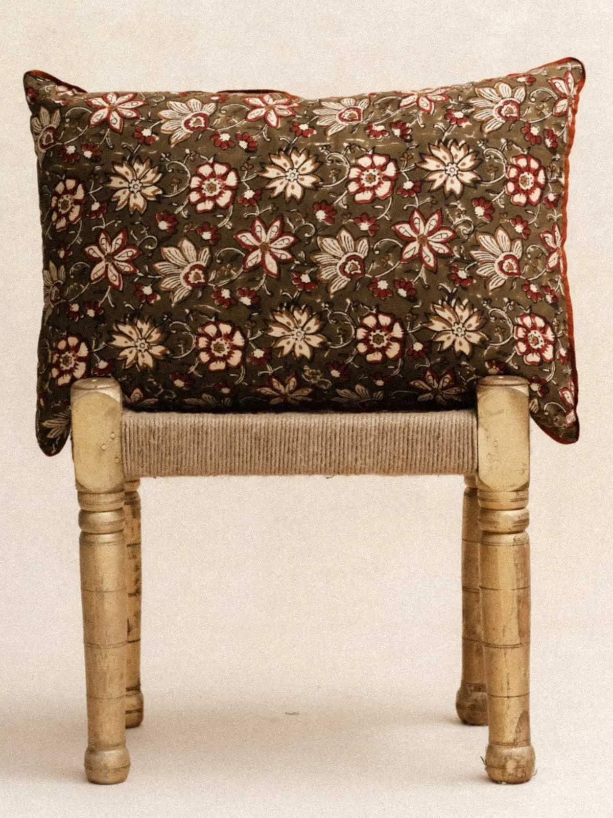Housse de Coussin - Nimbu Kaki - 40x60cm - kirane
