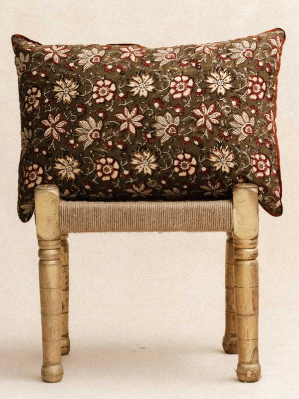 Housse de Coussin - Nimbu Kaki - 40x60cm - kirane