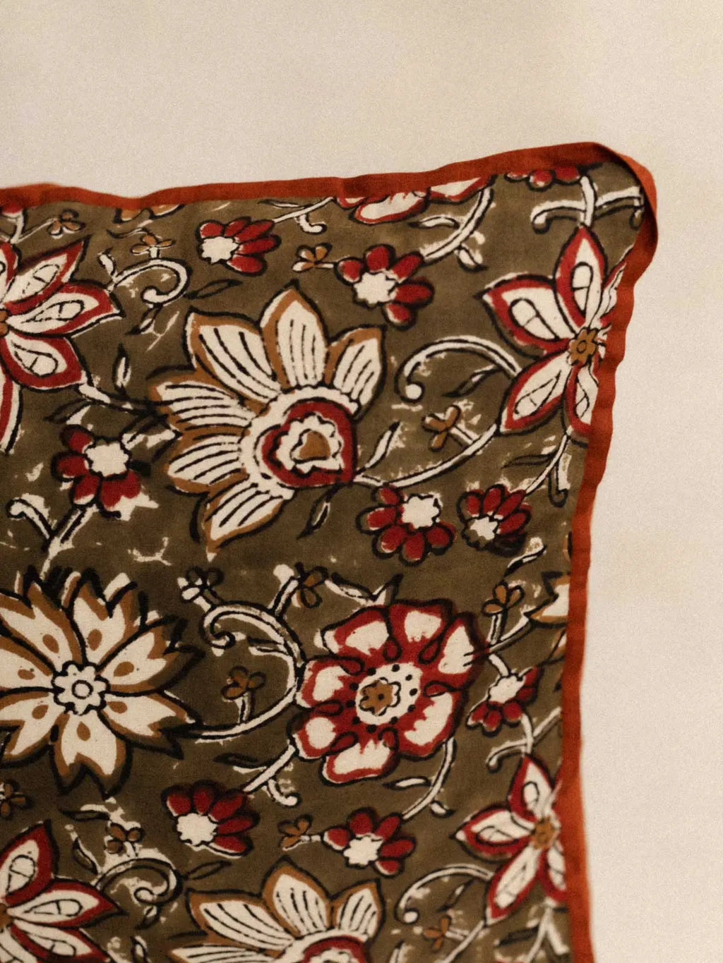Housse de Coussin - Nimbu Kaki - 40x60cm - kirane