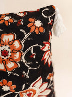 Housse de Coussin - Orange flower - 30x50cm - kirane
