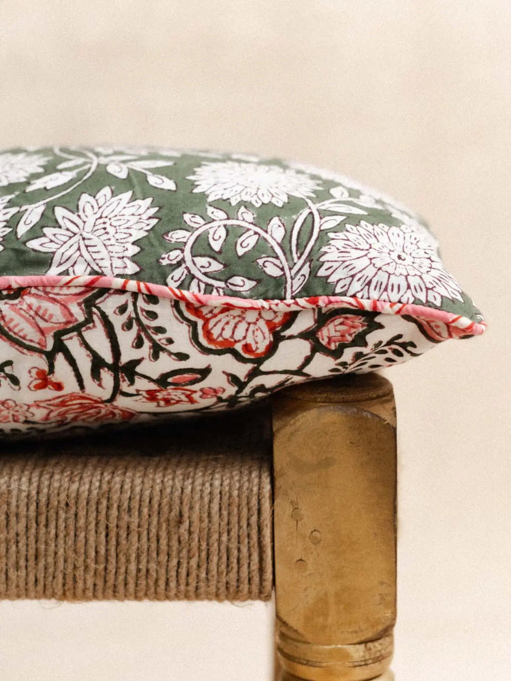 Housse de Coussin - fresh lotus double face - 30x50cm - kirane