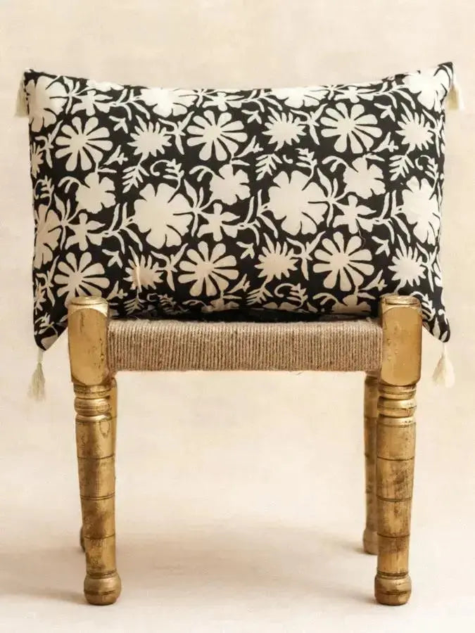 Housse de coussin - Bali Noir - kirane