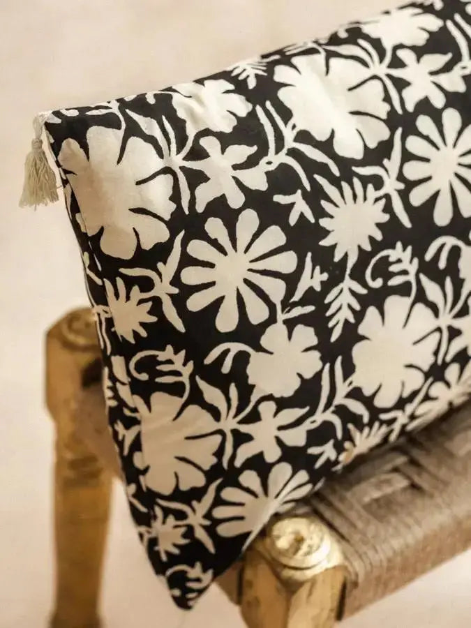 Housse de coussin - Bali Noir - kirane
