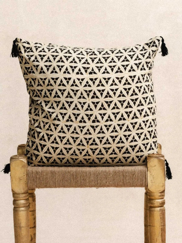 Housse de coussin - Black star  - 45x45cm - kirane