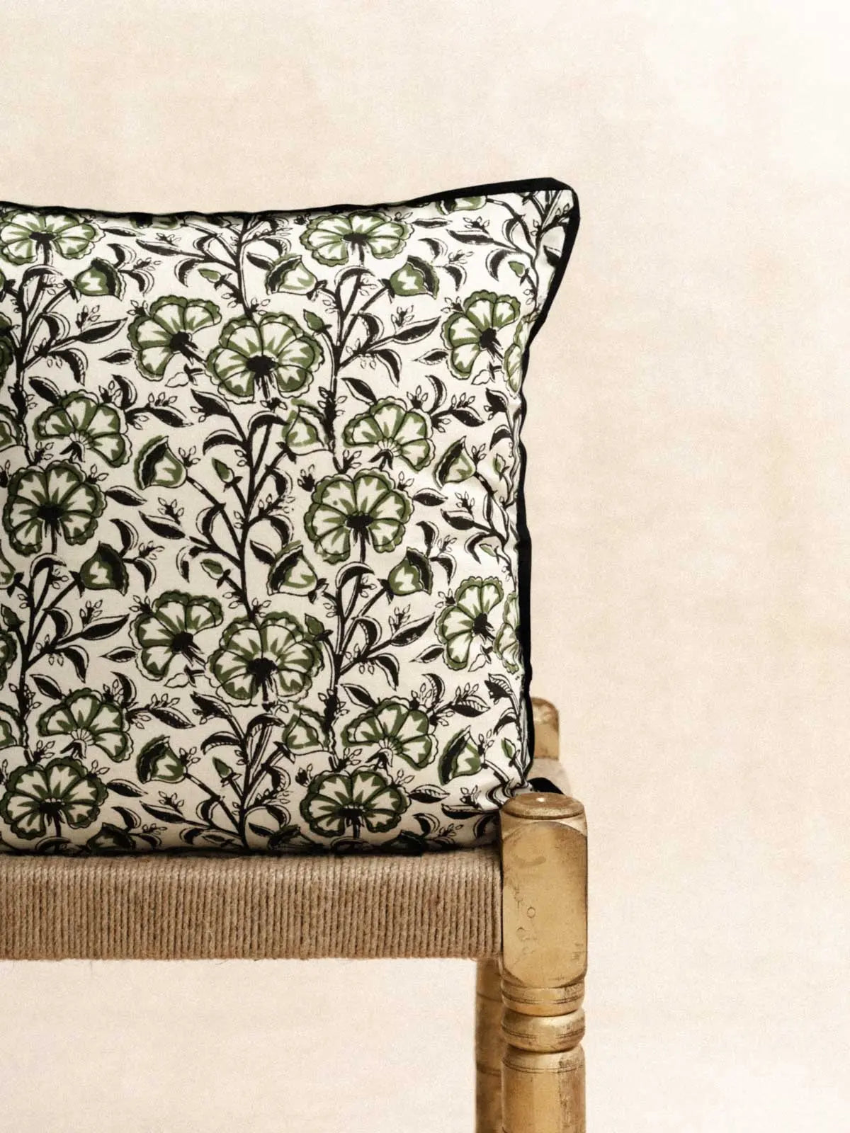 Housse de coussin - Goa green - 45x45cm - kirane