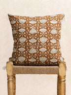 Housse de coussin - Lotus Chataigne - 45x45cm - kirane