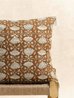 Housse de coussin - Lotus Chataigne - 45x45cm - kirane