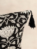 Housse De Coussin - Lotus Noir - 45X45Cm