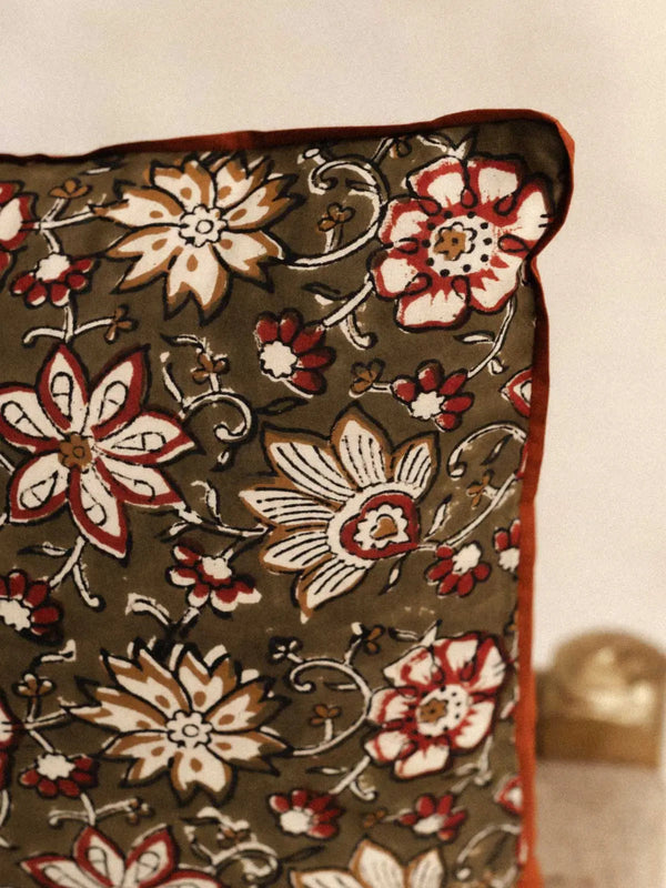 Housse de coussin - Nimbu Kaki - 45x45cm - kirane
