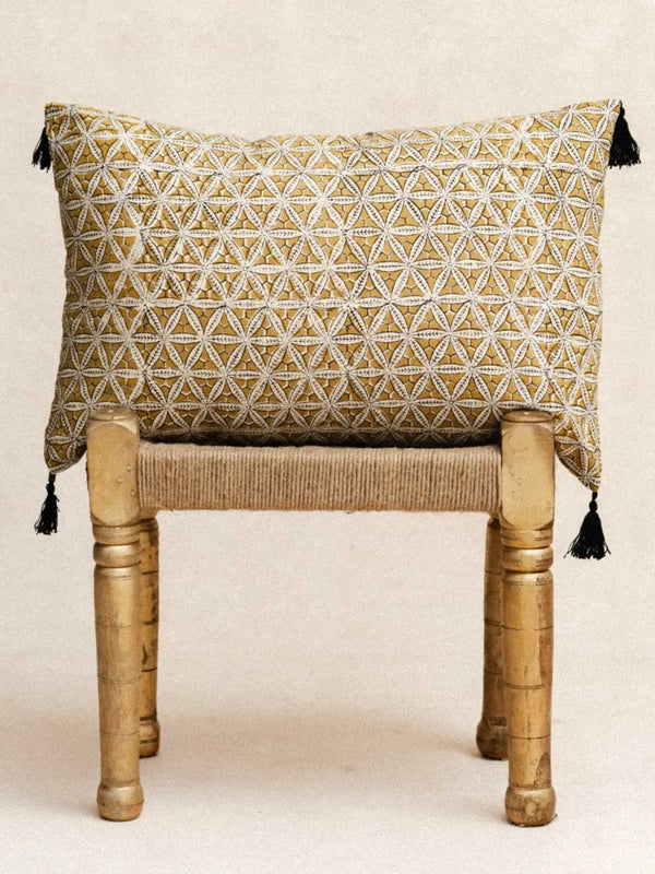 Housse de coussin - Yellow star - 40x60cm - kirane