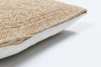 Housse De Coussin Aspect Jute 8729 - Motif Jute - Beige - Intérieur / Extérieur