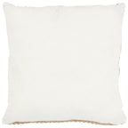 Housse de coussin marron effet jute naturel Nazar rugs