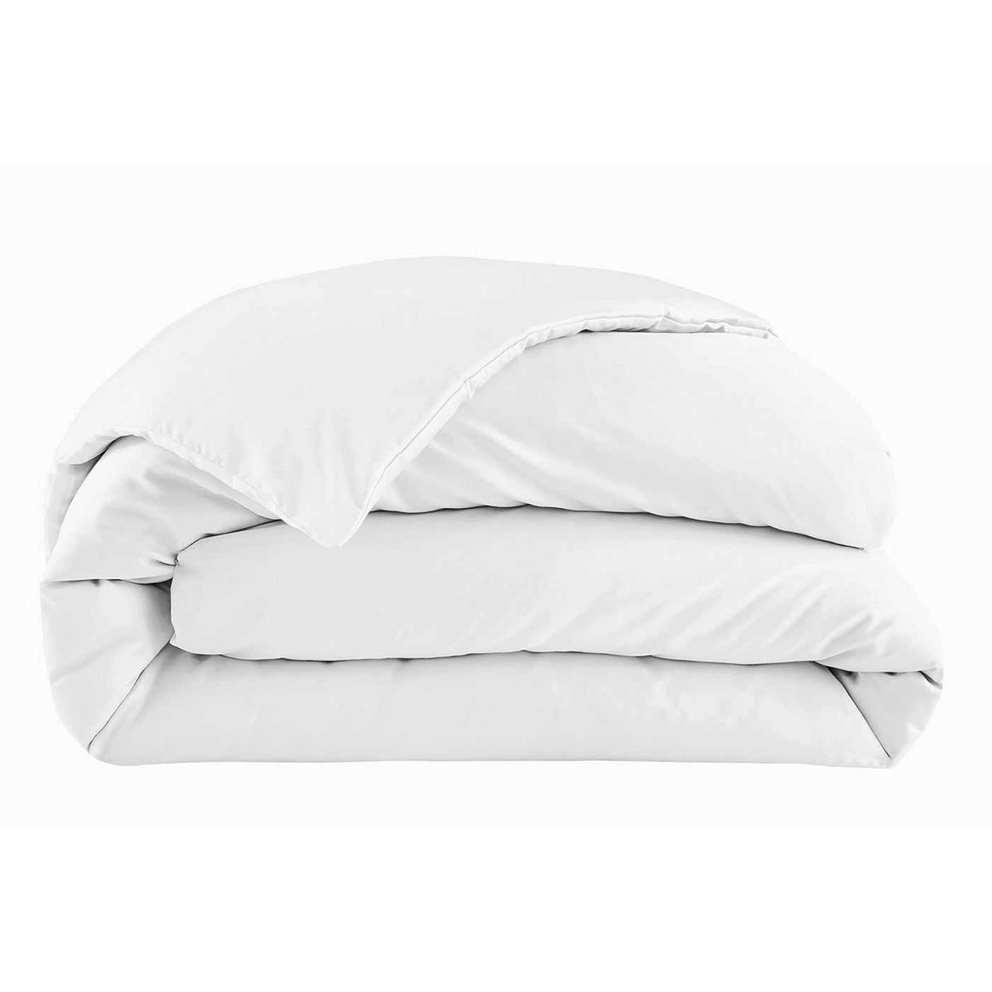 Satin Uni - Housse De Couette - Blanc