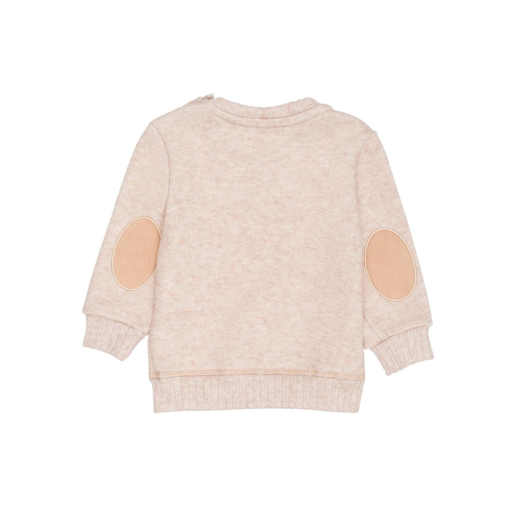 Pull Beige À Écussons
