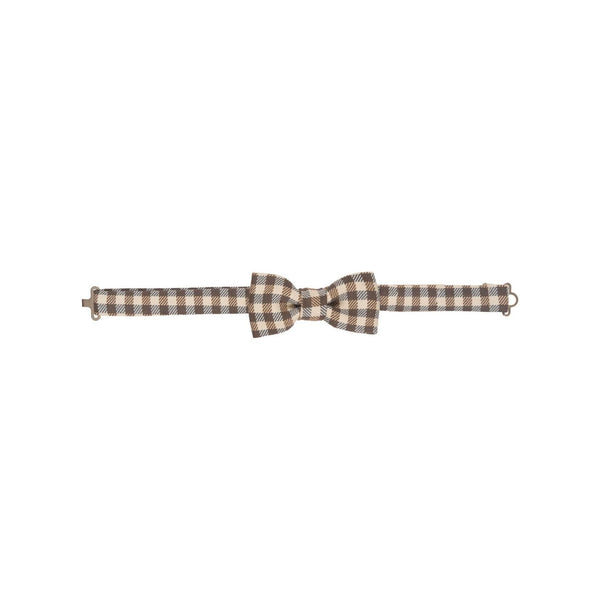 Nœud Papillon À Carreaux Beige