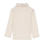 Pull À Col Roulé Crème