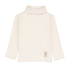 Pull À Col Roulé Crème