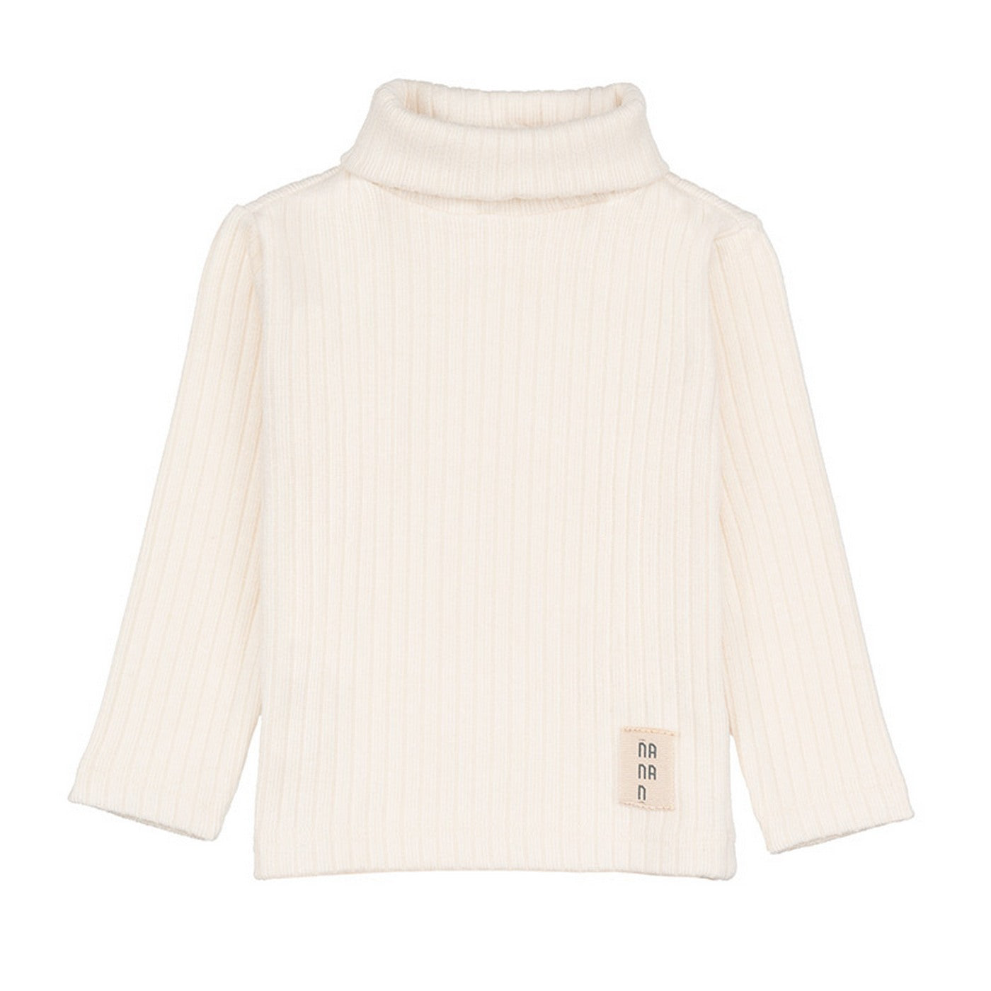 Pull À Col Roulé Crème