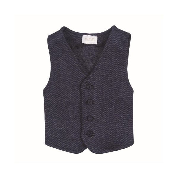 Gilet Chevrons Bleu
