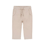 Pantalon Beige À Cordon De Serrage