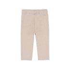 Pantalon Beige À Cordon De Serrage