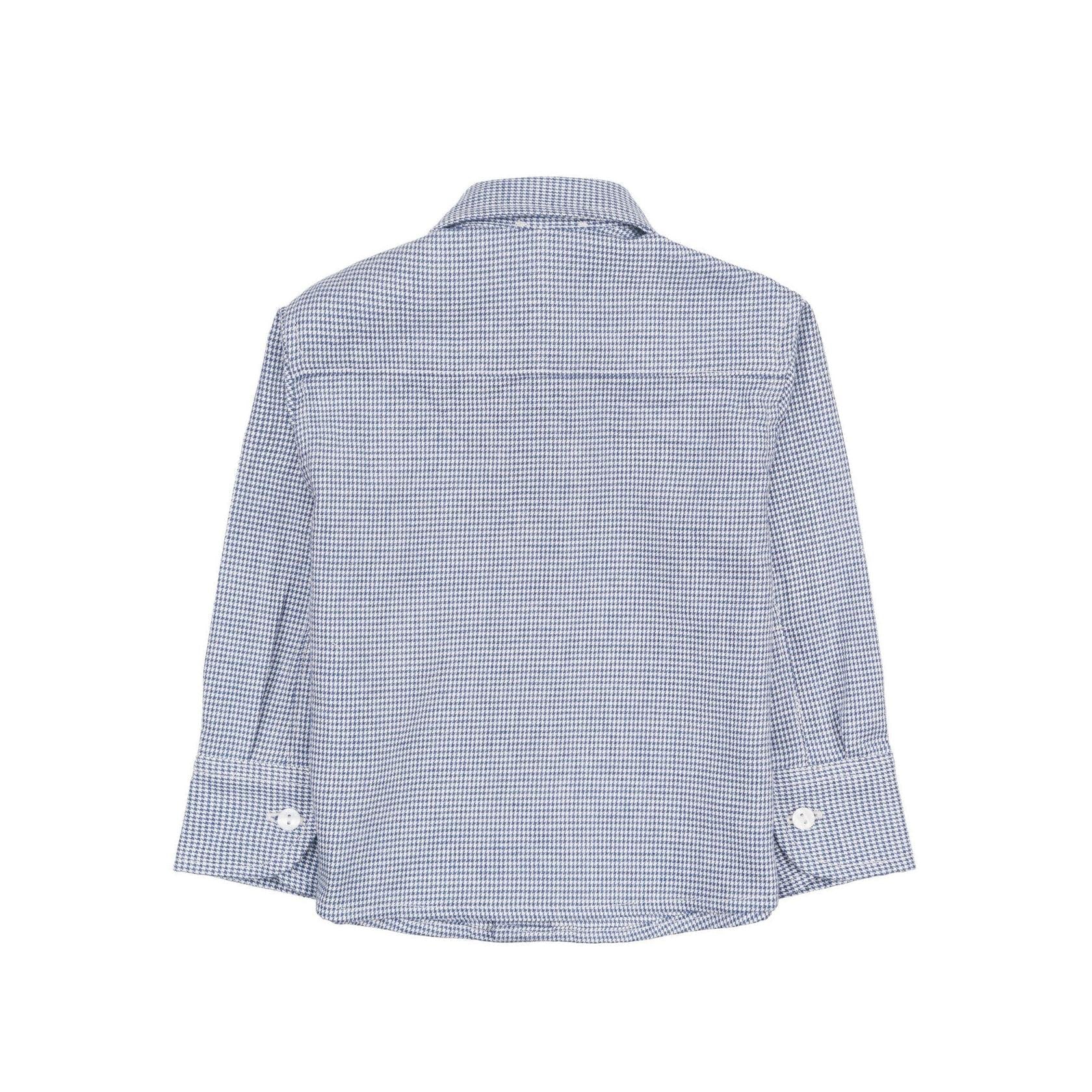 Chemise À Carreaux Bleu Clair