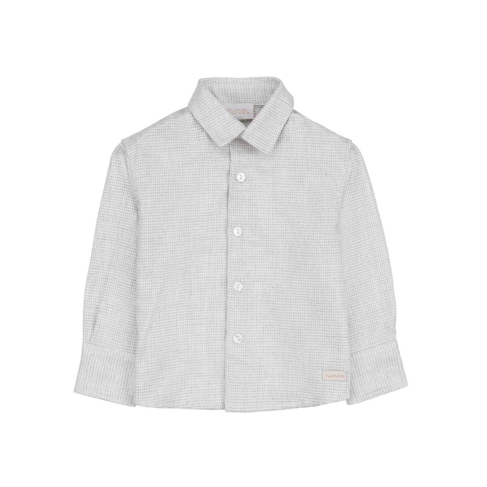 Chemise À Carreaux Gris