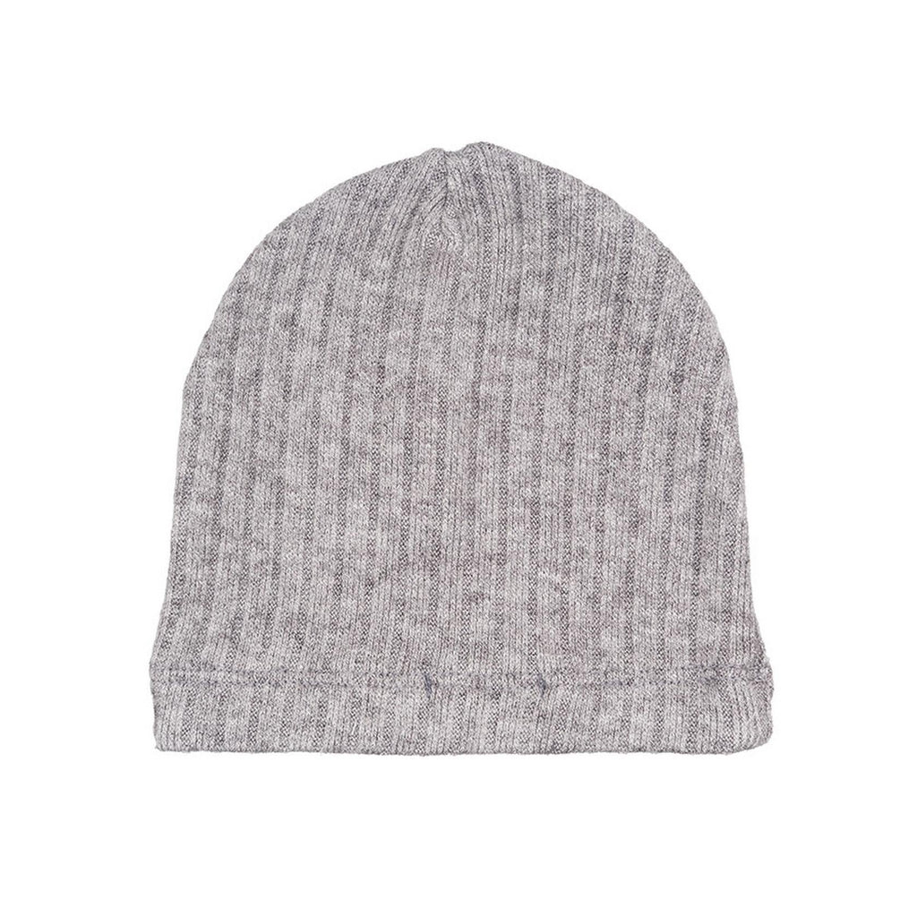 Casquette Grise Côtelée