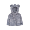 Veste En Fausse Fourrure Grise