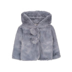 Veste En Fausse Fourrure Grise